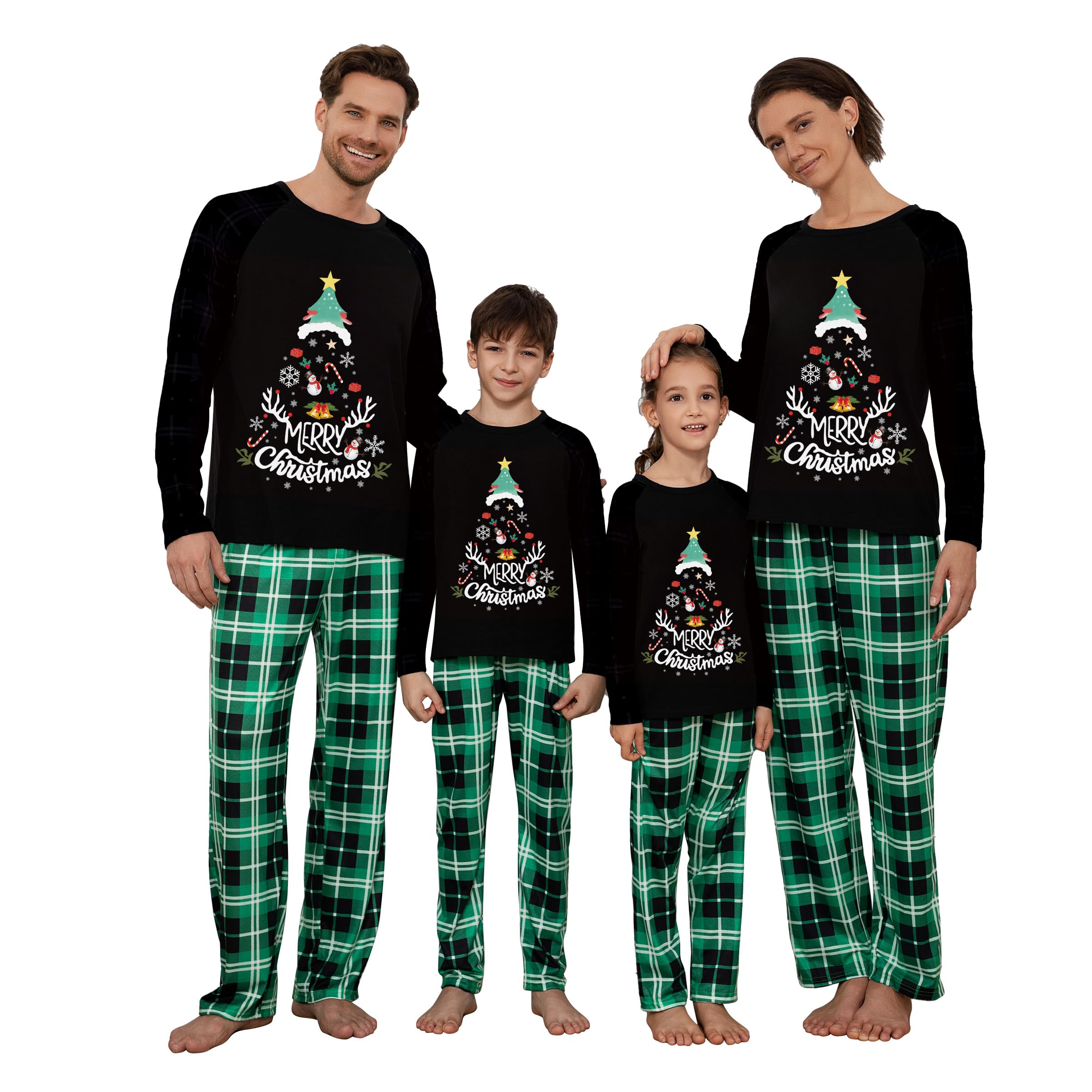 Family Christmas Pajamas Matching Sets Xmas Pjs