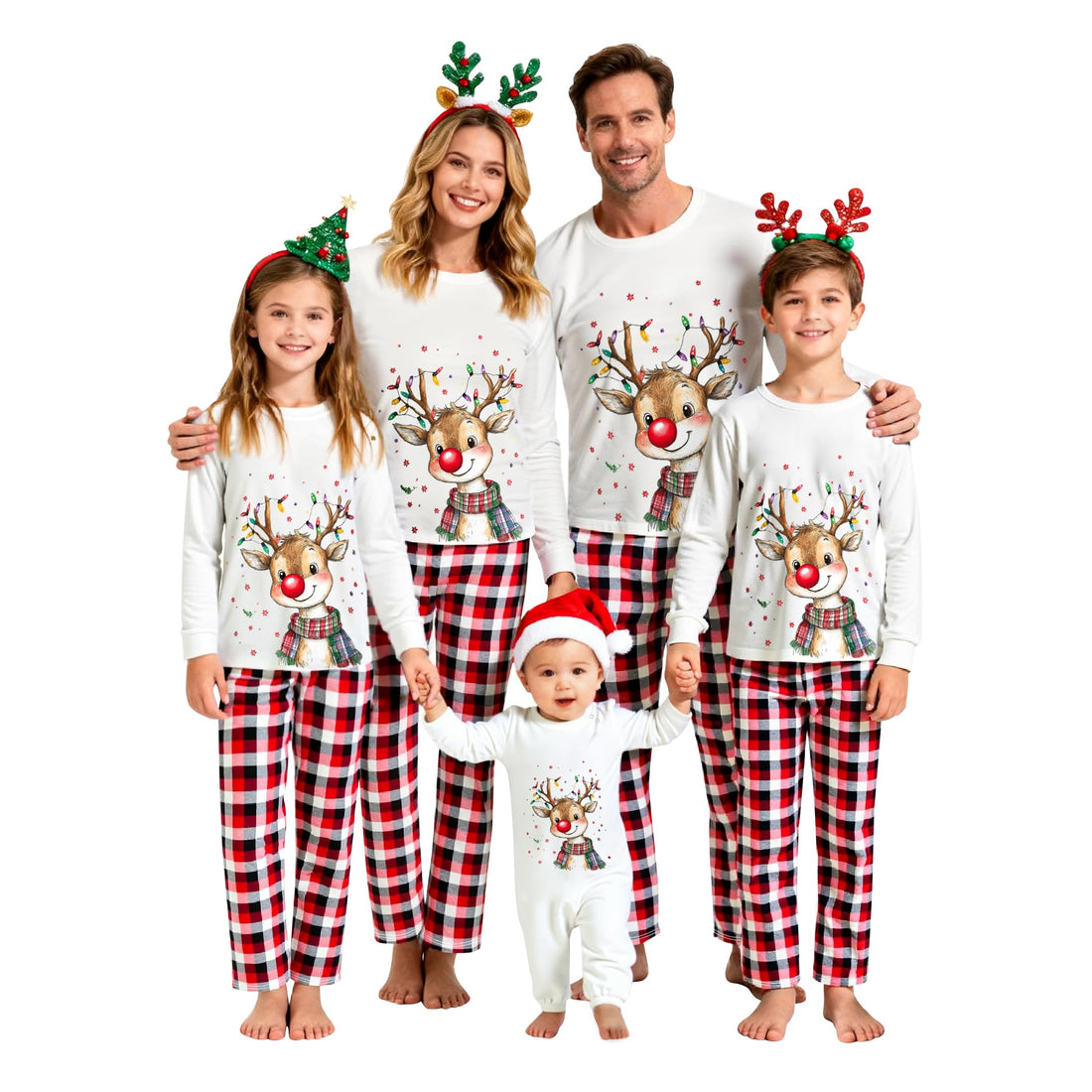 Family Christmas Pajamas Matching Sets Xmas Pjs