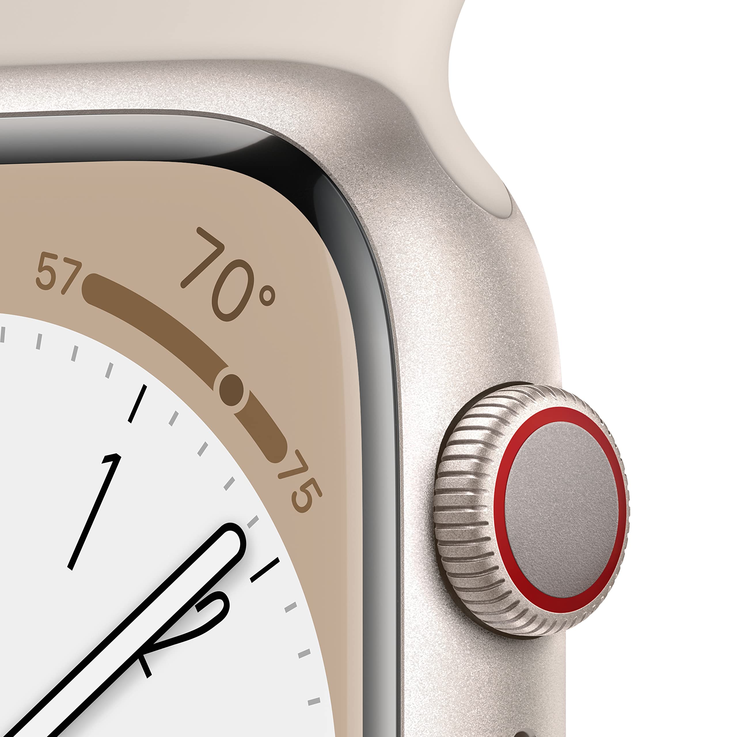 Apple Watch Series 8 [GPS, 45mm] - Midnight Aluminum Case with Midnight Sport Band, M/L (Renewed)