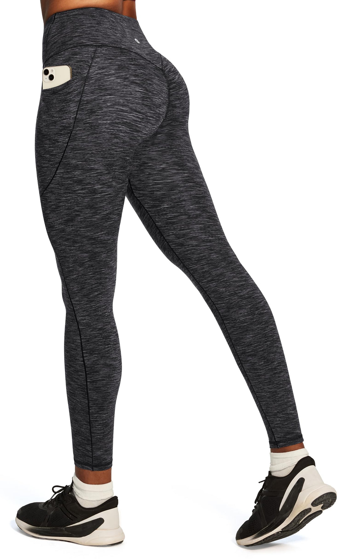 Heathyoga Scrunch Butt Lifting Leggings with Pockets for Women Tummy Control Compression Leggings No Front Seam Yoga Pants