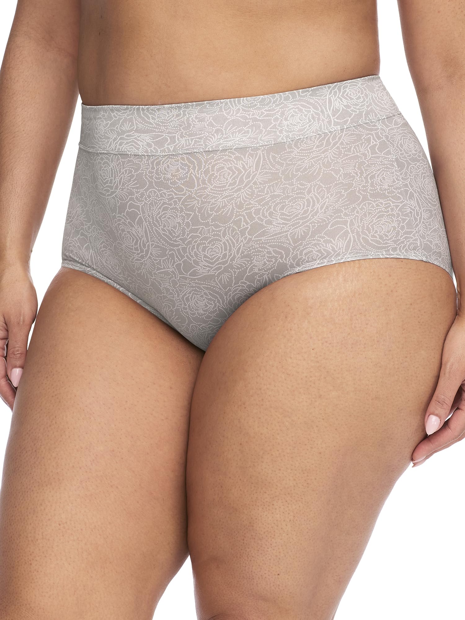 Warner's Women's No Pinching No Problems Hi Cut Brief Panty
