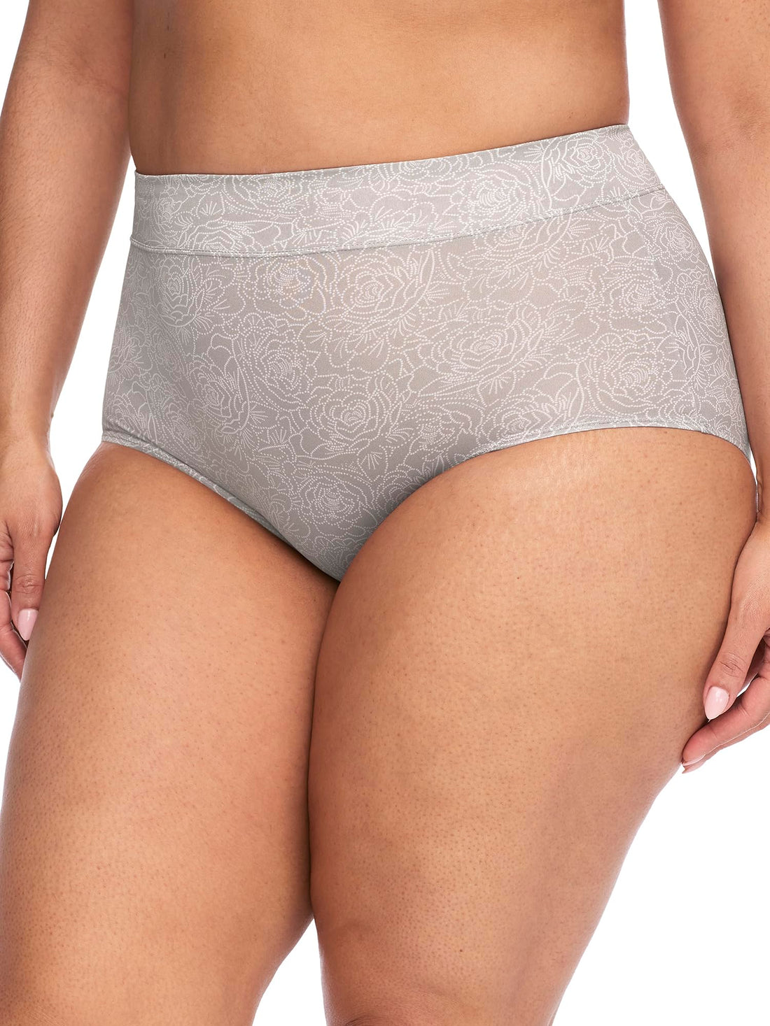 Warner's Women's No Pinching No Problems Hi Cut Brief Panty