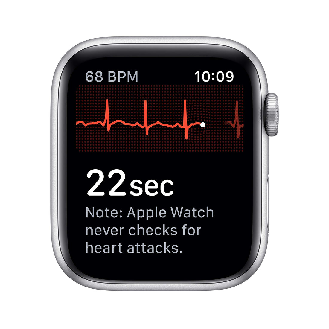 Apple Watch Series 5 (GPS, 44MM) - Space Gray Aluminum Case with Black Sport Band (Renewed)