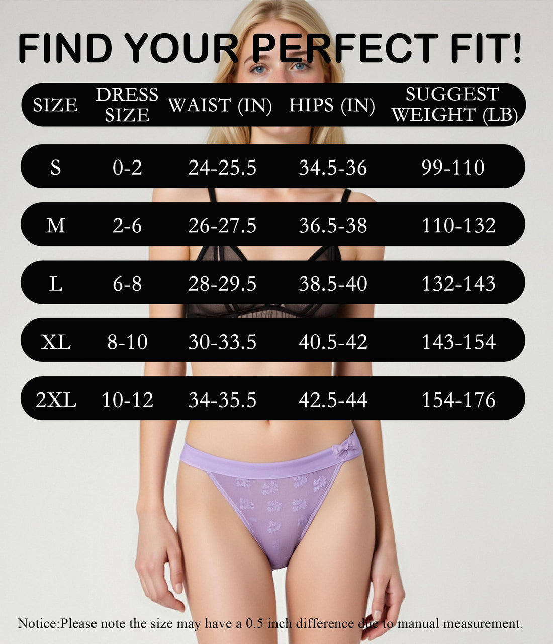 ANLIQI Womens Sexy Underwear Mesh See Through Bikini Panties Pack Hi Cut Briefs Sheer Lace String Lingerie Hipster for Lady
