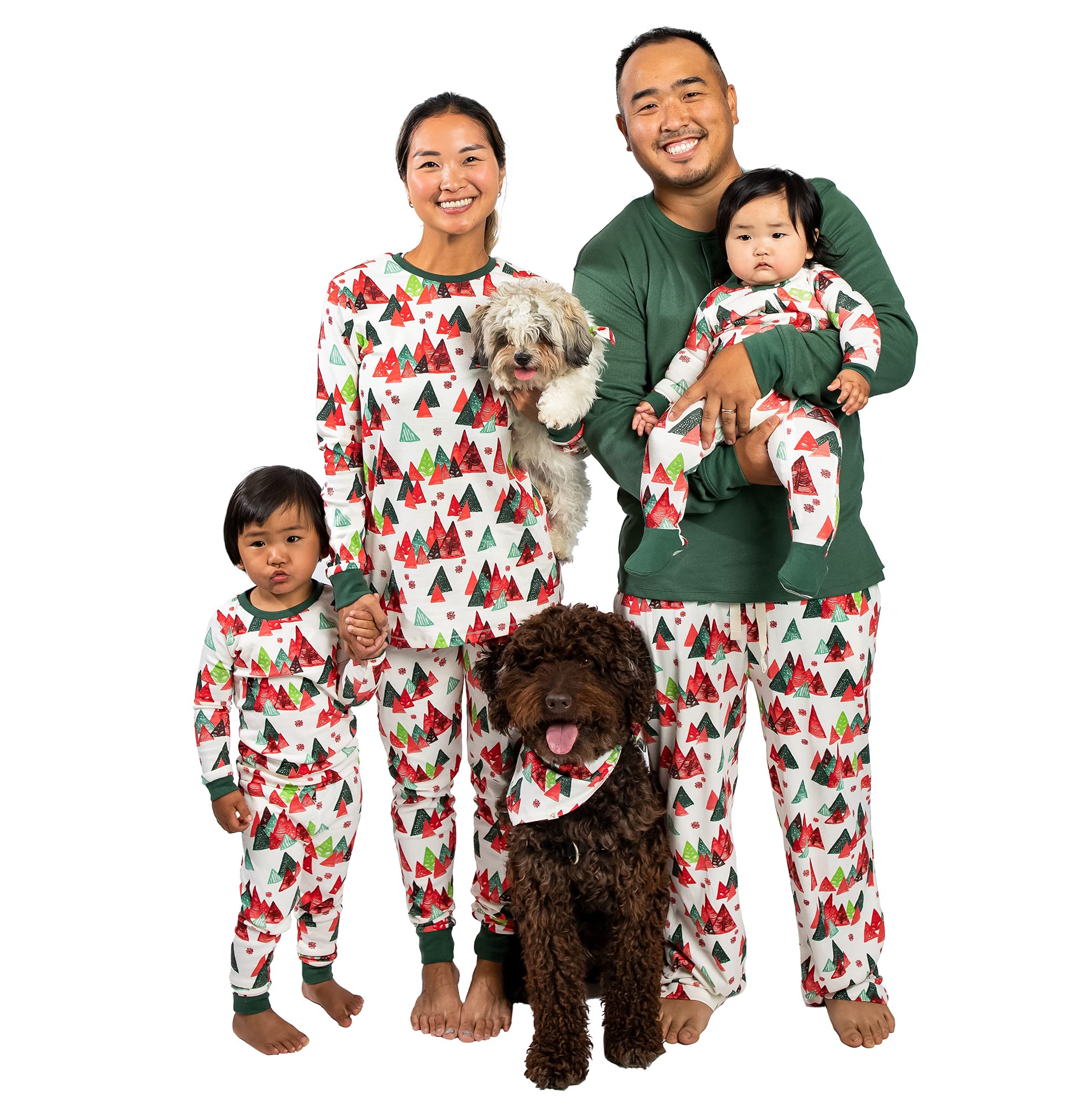 Burt's Bees Baby Matching Family Jammies, Organic Cotton, Holiday Pajamas