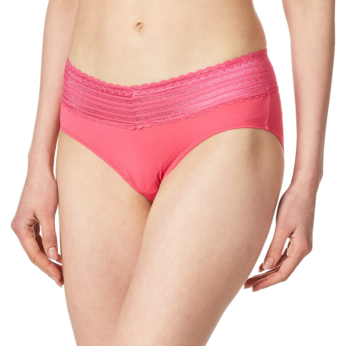 Warner's womens No Pinching No Problems Dig-free Comfort Waist With Lace Microfiber Hipster 5609j