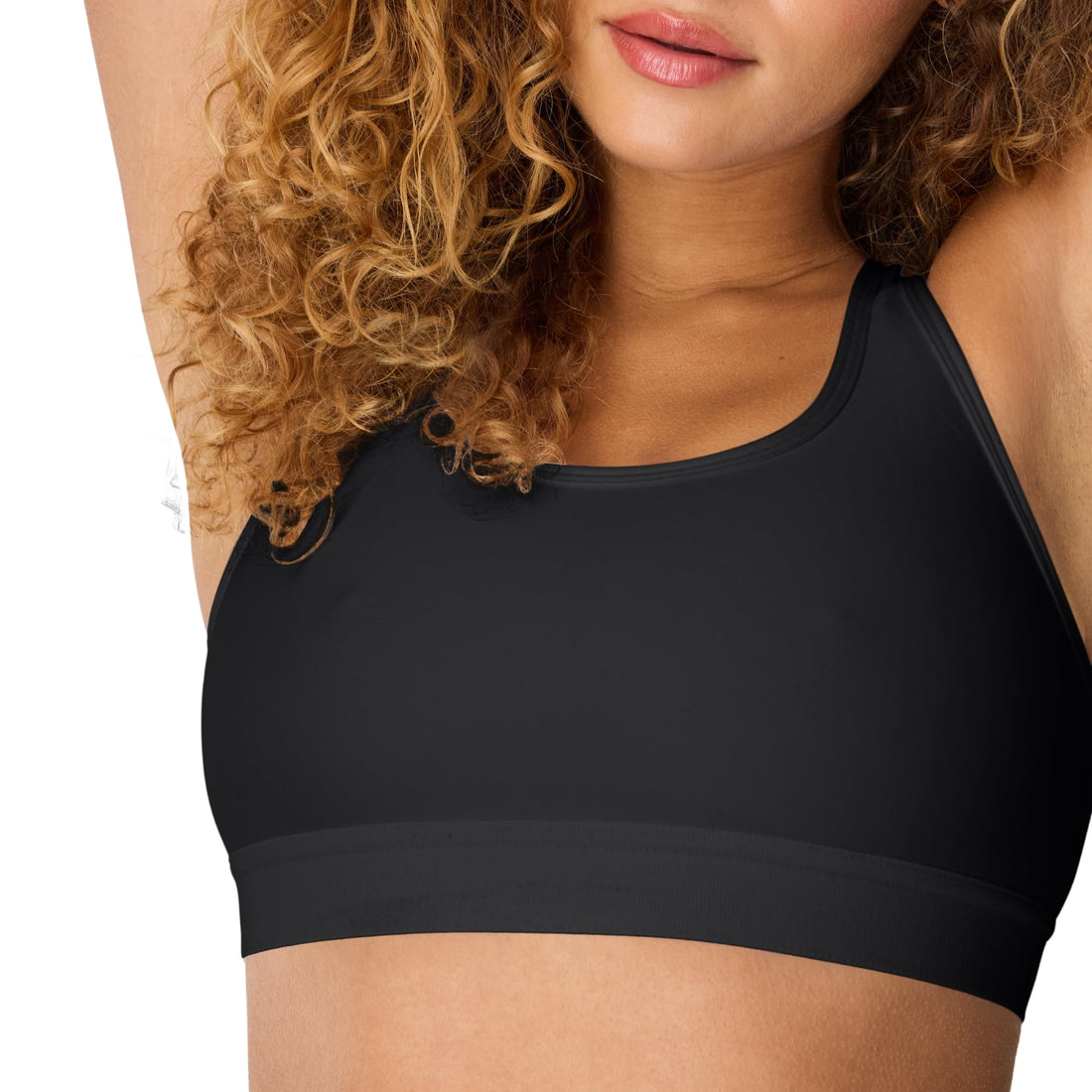 Hanes Womens Sport Compression Racerback Sports-Bra