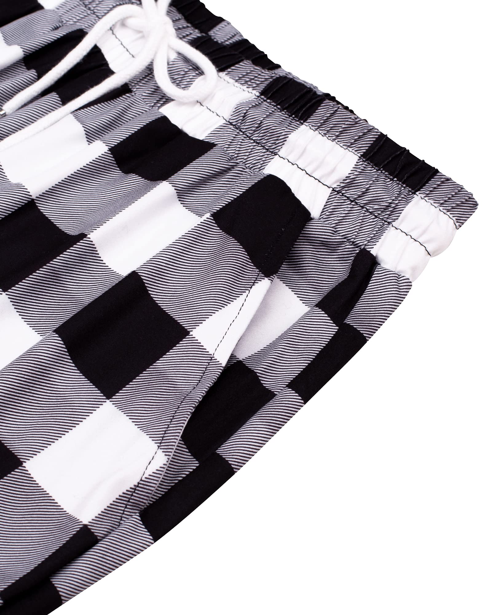 Womens Pajama Pants Plaid Stretch Comfy Lounge Pants Sleep Bottoms Y2K PJ