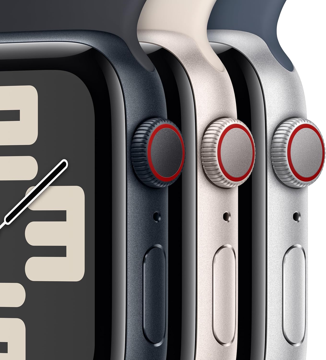 Apple Watch SE (2nd Gen) [GPS + Cellular 40mm] Smartwatch with Starlight Aluminum Case with Starlight Sport Band S/M (Renewed)