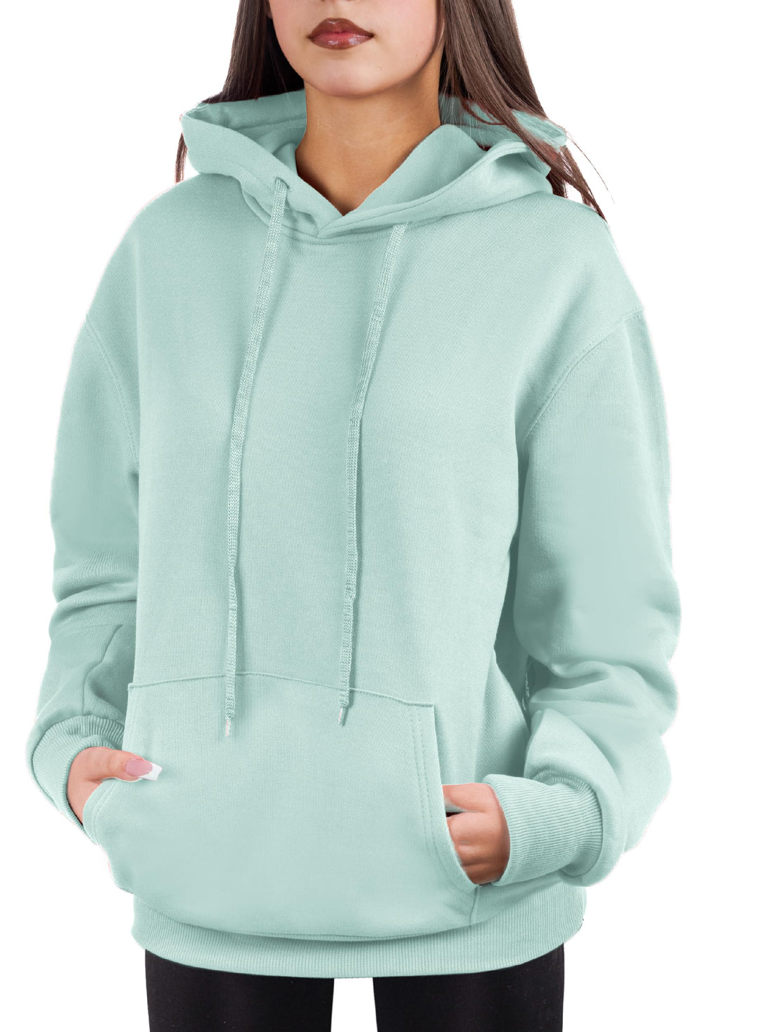 Oversized Pullover Hoodie for Women Soft Fleece Cotton Blend, Cozy Everyday Sweatshirt