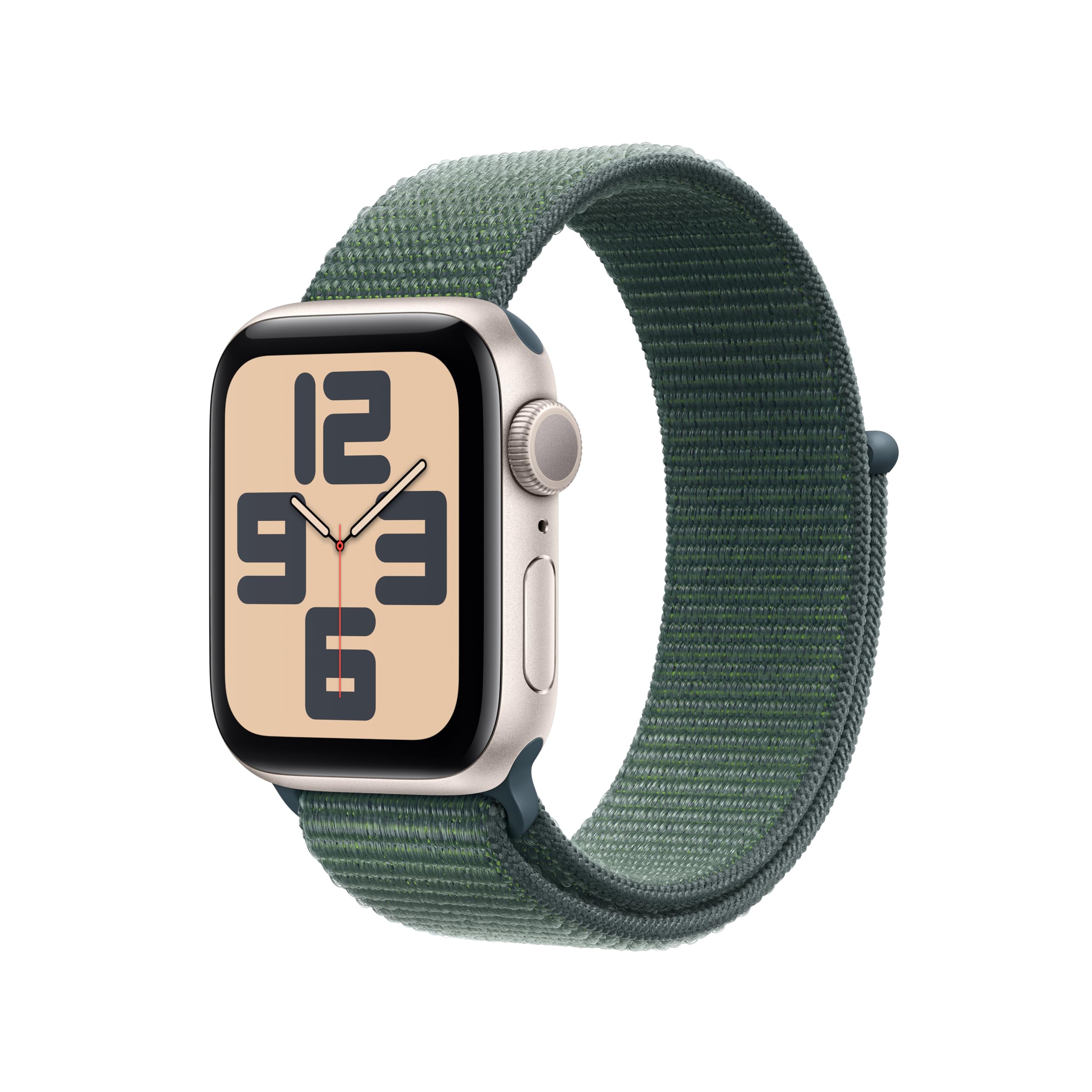 Apple Watch SE (2nd Gen) [GPS 40mm] Smartwatch with Starlight Aluminum Case with Starlight Sport Band S/M. Fitness and Sleep Trackers, Crash Detection, Heart Rate Monitor, Retina Display