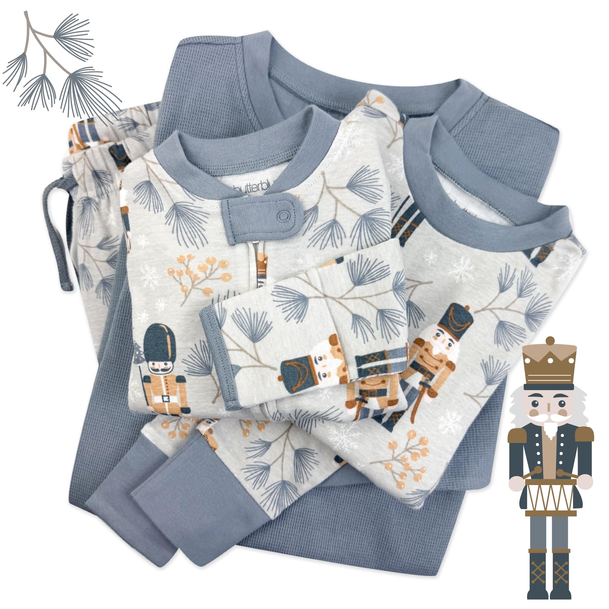 Butterblu Family Jammies Matching Holiday Christmas Pajama Sets