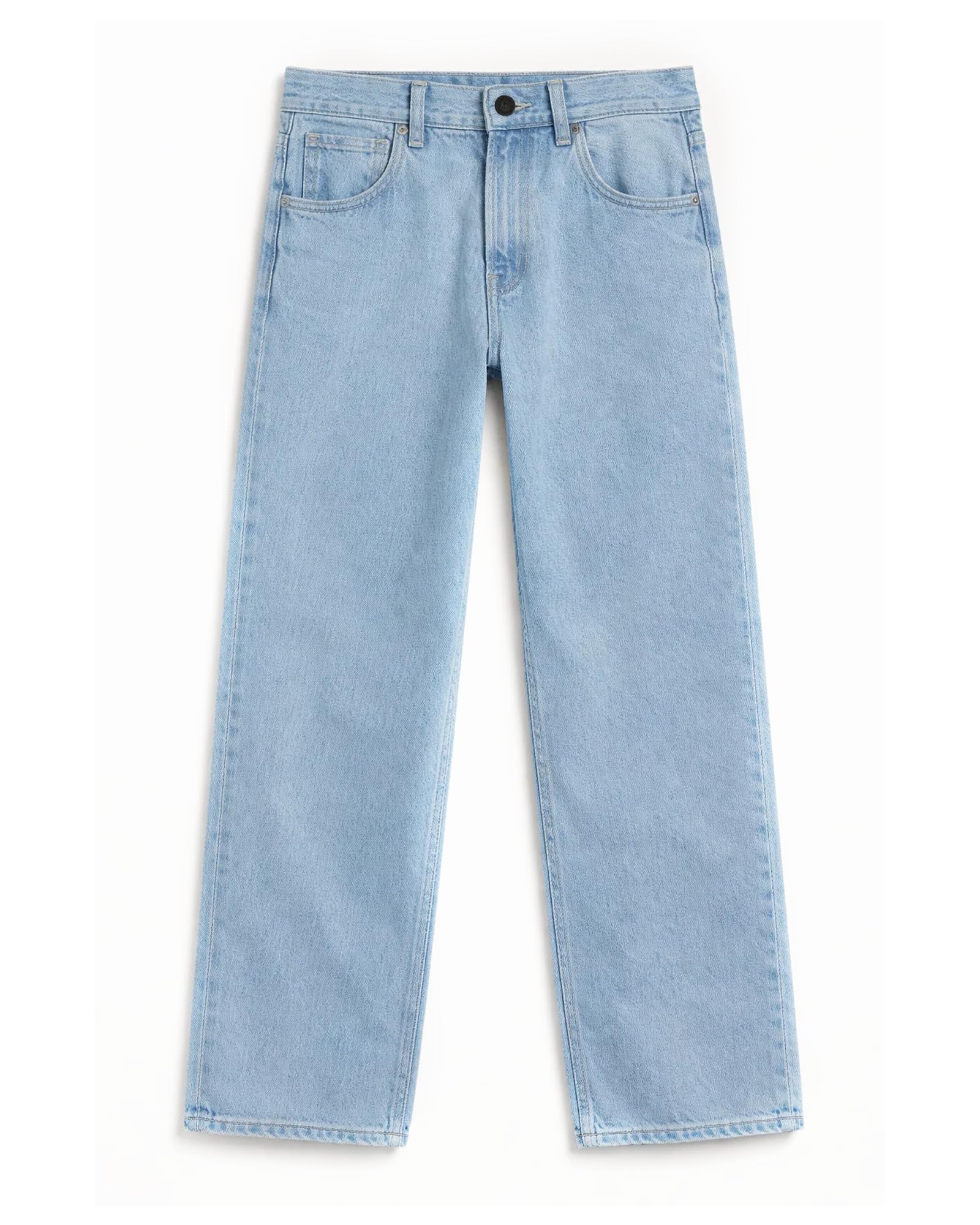 Volcom Boys' Regular Fit Pull-On Denim Jeans, 5-Pocket Style | Relaxed Comfort That Moves with Growing Kids, a Classic Timeless Look for School, Weekends or Everyday Wear
