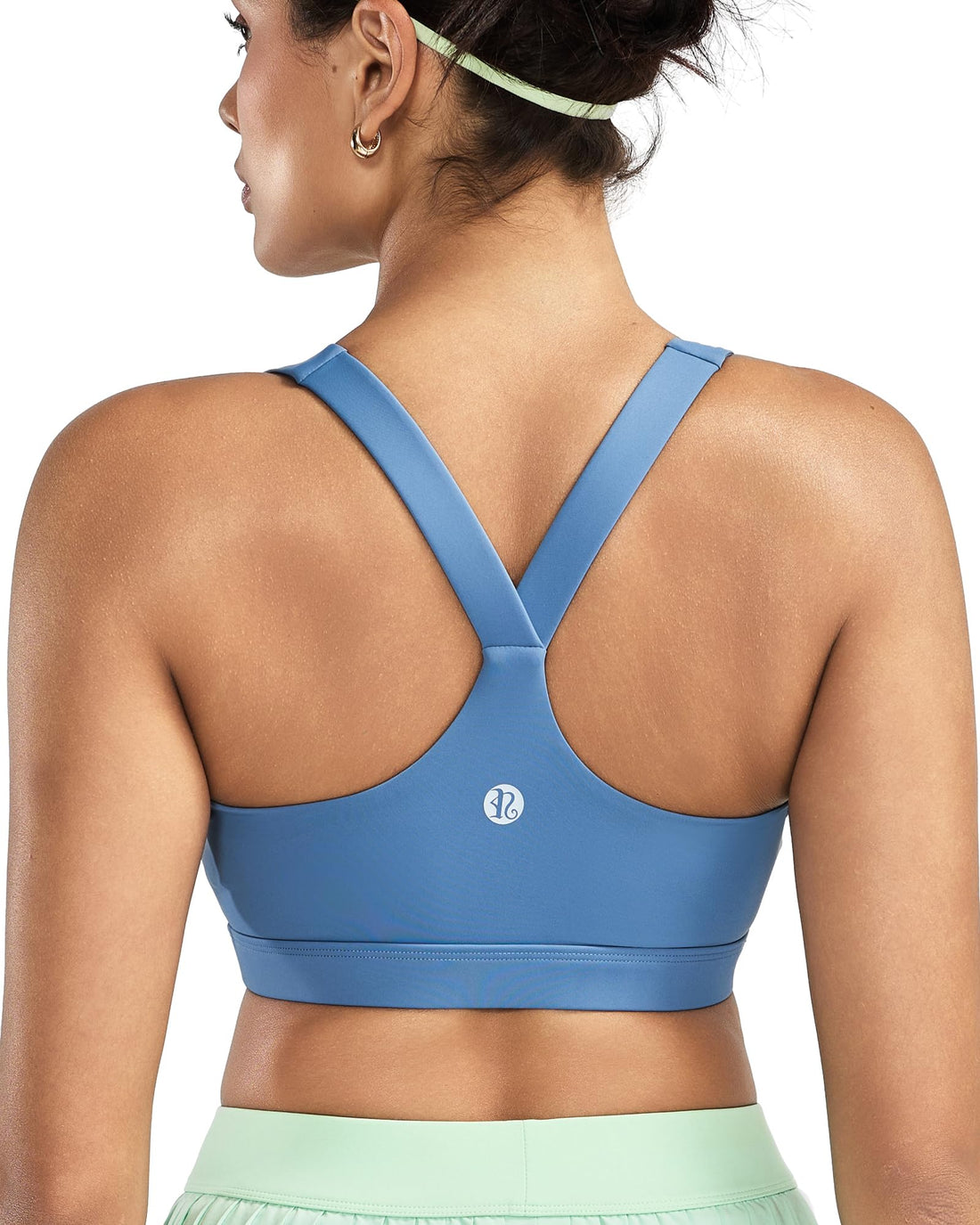 RUNNING GIRL Sports Bras for Women, Molded Cup High Impact Sports Bra Workout Bras for Women High Support Racerback