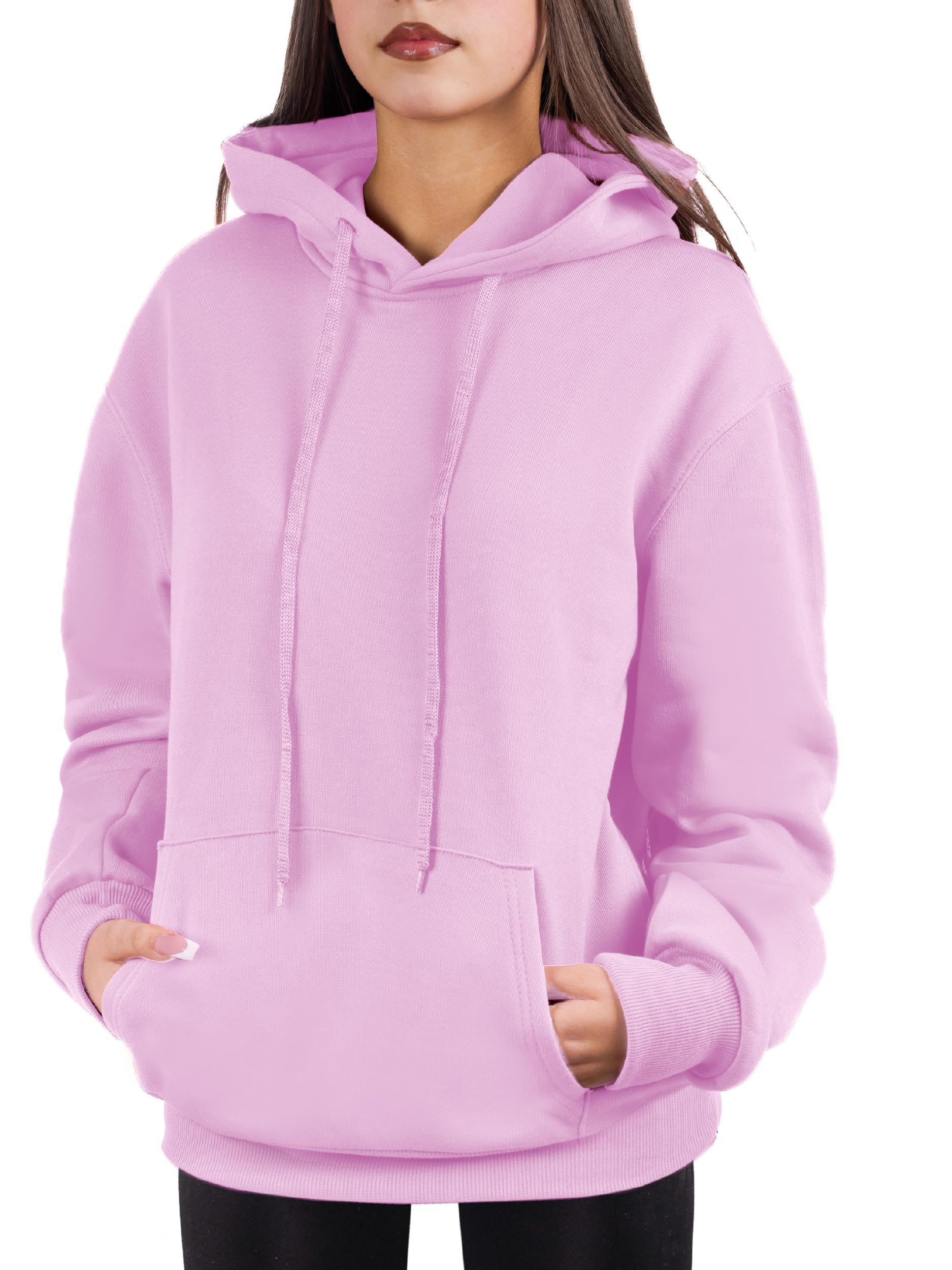Oversized Pullover Hoodie for Women Soft Fleece Cotton Blend, Cozy Everyday Sweatshirt
