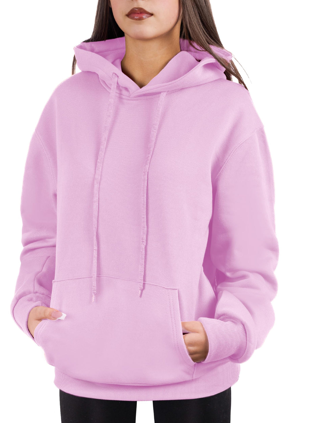 Oversized Pullover Hoodie for Women Soft Fleece Cotton Blend, Cozy Everyday Sweatshirt