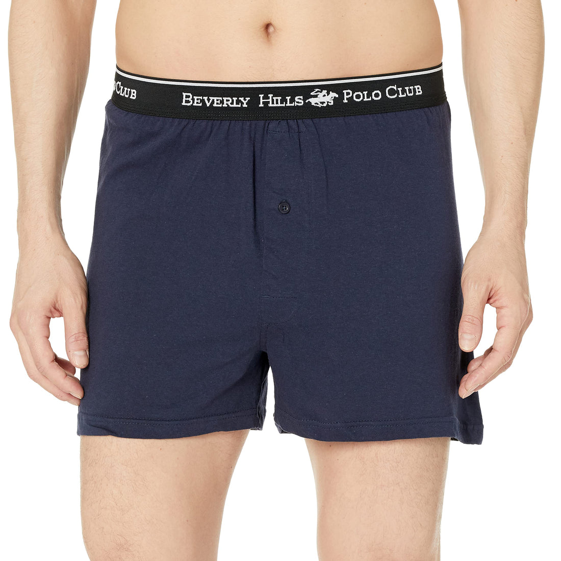 Beverly Hills Polo Club Men's 4 Pack Knit Boxer Short