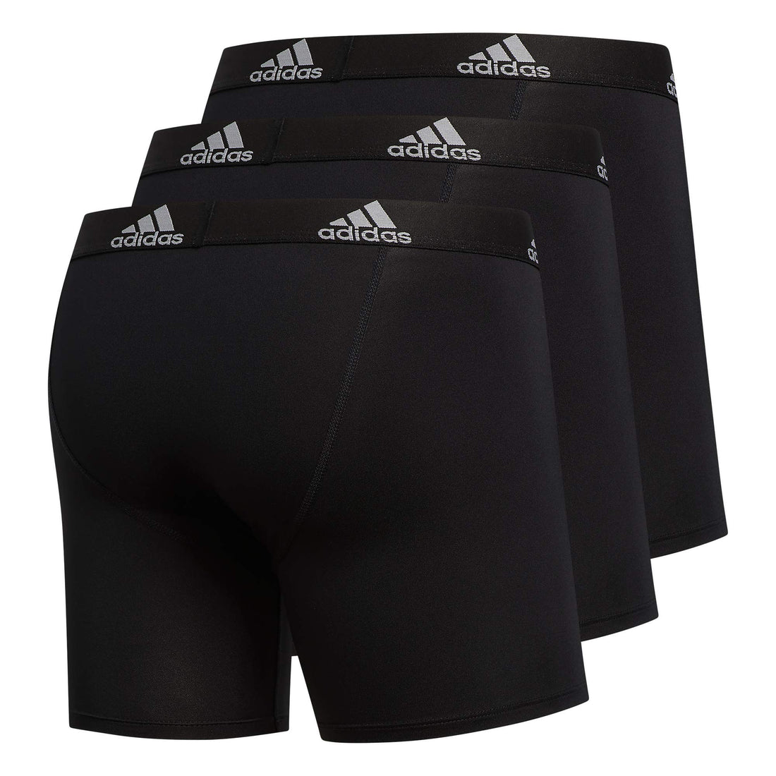 adidas Men's Microfiber Boxer Briefs Underwear (Multipack) Athletic Stretch-Fit