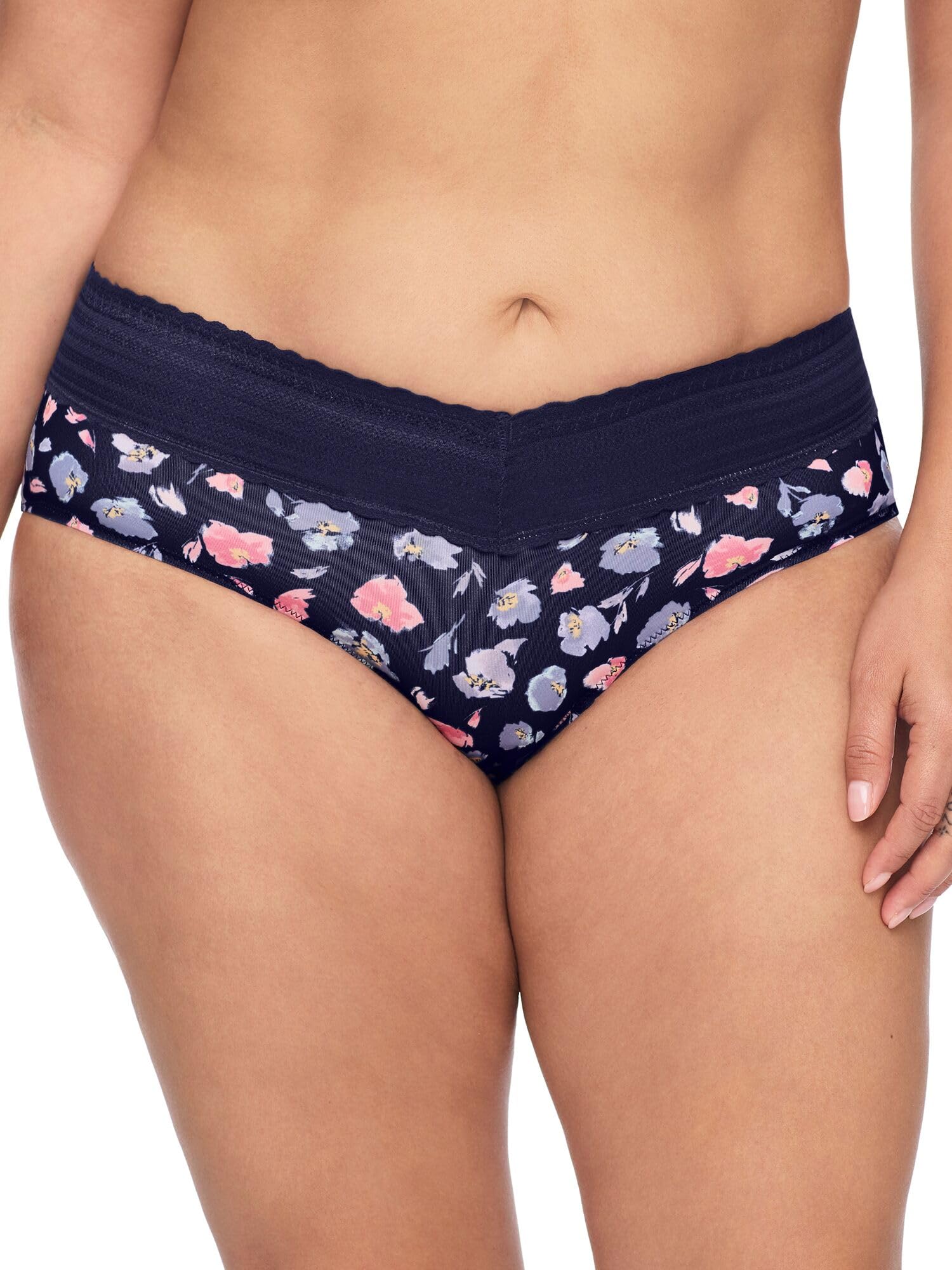 Warner's womens No Pinching No Problems Dig-free Comfort Waist With Lace Microfiber Hipster 5609j