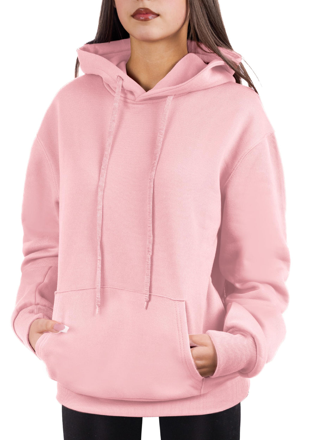 Oversized Pullover Hoodie for Women Soft Fleece Cotton Blend, Cozy Everyday Sweatshirt