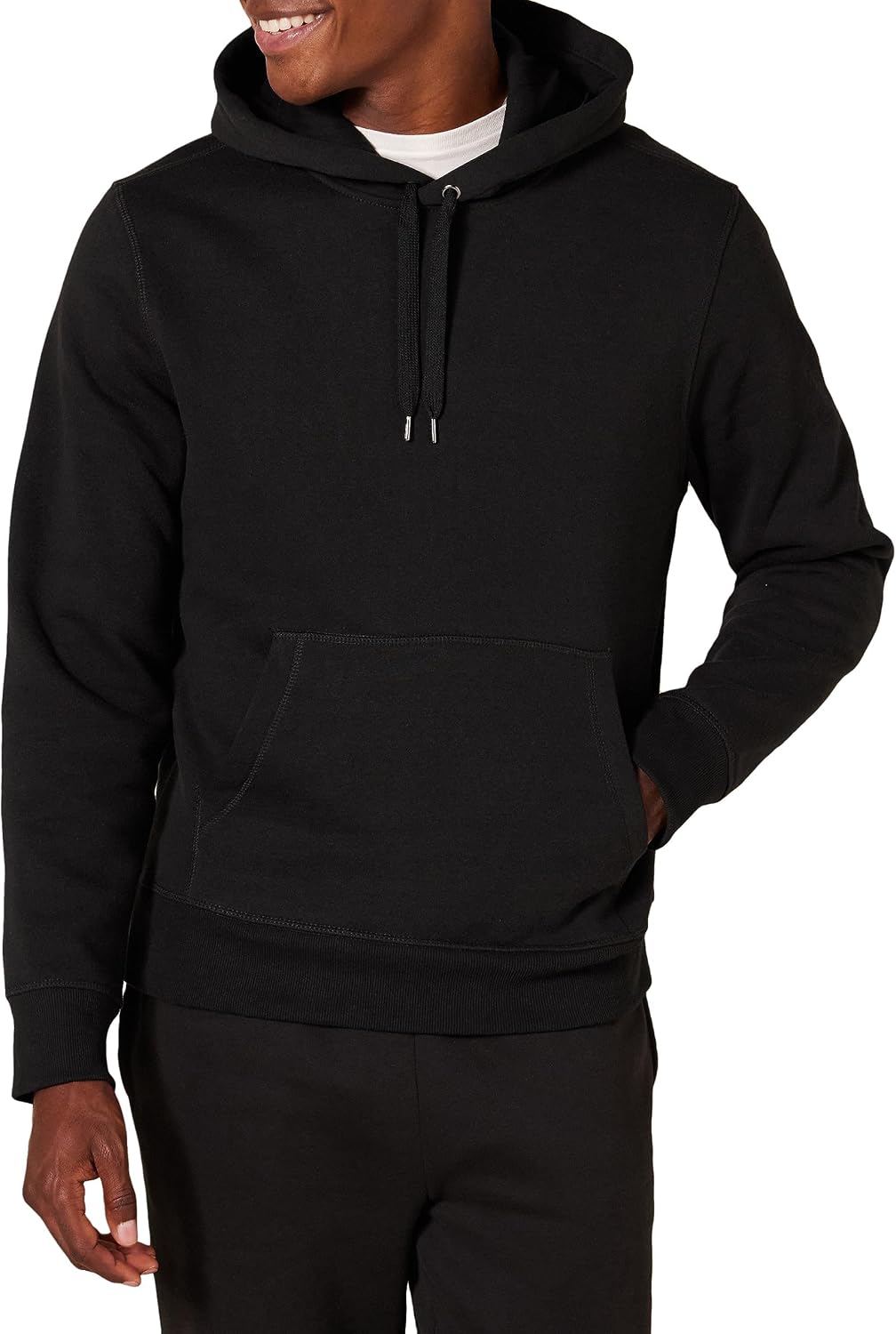 Amazon Essentials mens Fleece Pullover Hooded Sweatshirt