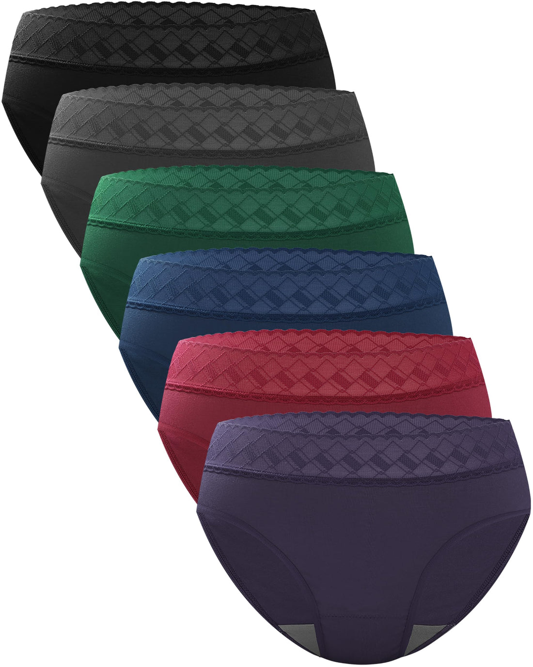 BAMBOO COOL Womens Underwear Bikini Underpants Hipster Ladies Panties Soft Stretch Breathable Panties for Women, 5-Pack