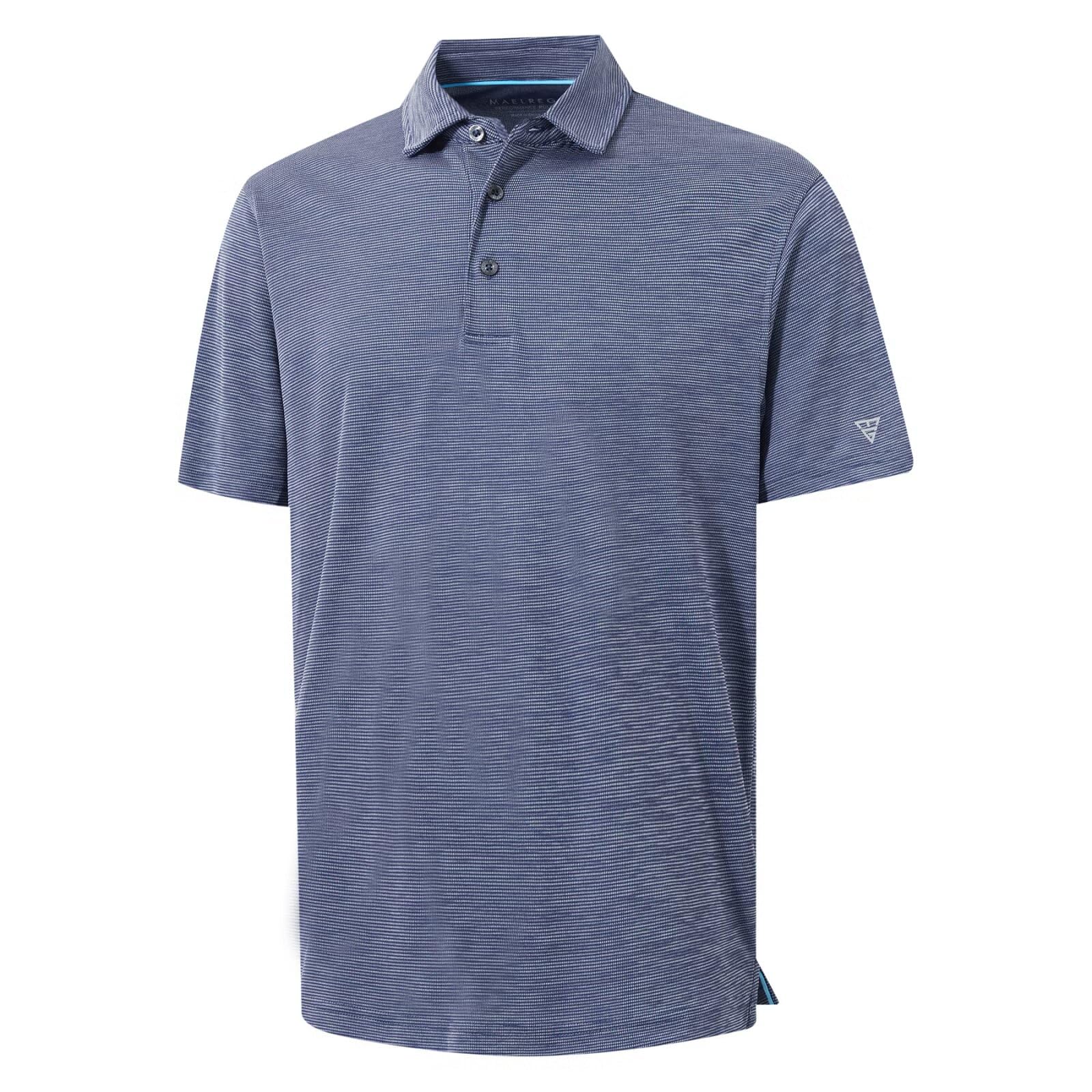 M MAELREG Men‘s Golf Shirts Short Sleeve Ultra-Light Soft Performance Quick Dry Athletic with UPF 30+ Polo Shirts for Men