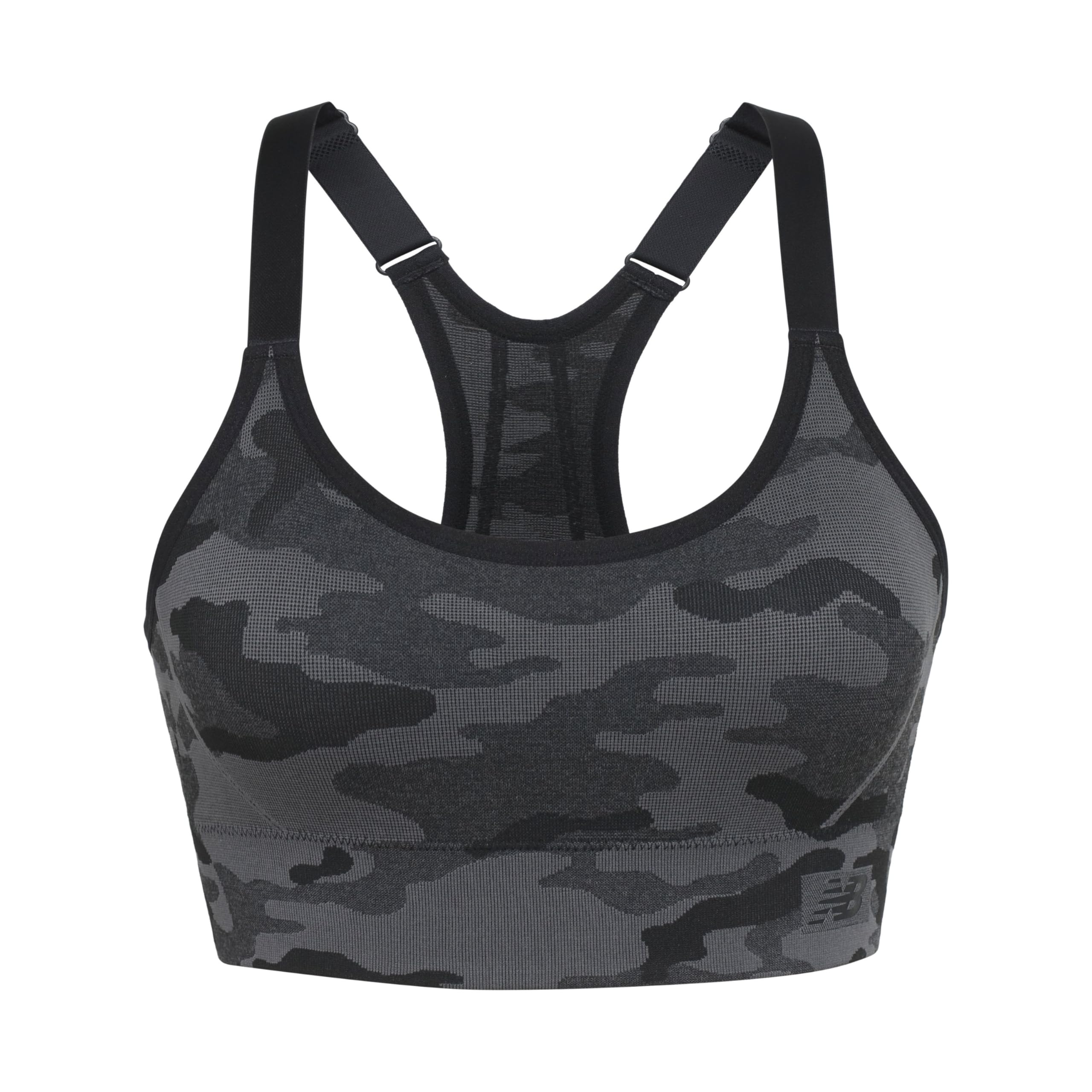 New Balance 3 Pack Seamless Sports Bras for Women, Cami Keyhole Breathability, Gym Sports Bra, Yoga Workout Set