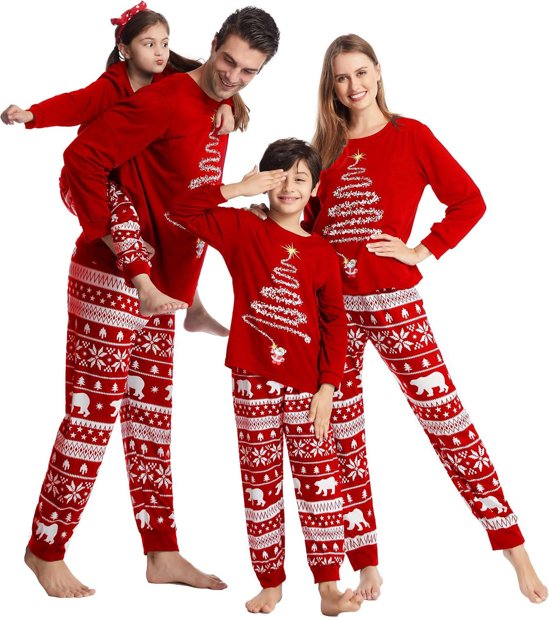 Family Christmas Pajamas Matching sets,Matching Christmas Pajamas Set for family,Womens Sleepwear, Xmas PJS Set