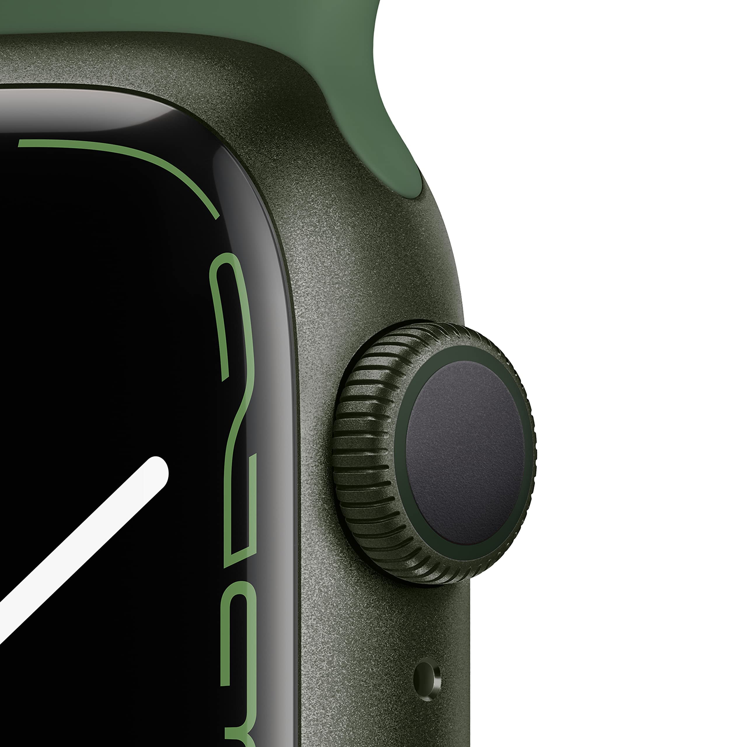 Apple Watch Series 7 (GPS, 41mm) Starlight Aluminum Case with Starlight Sport Band, Regular (Renewed)