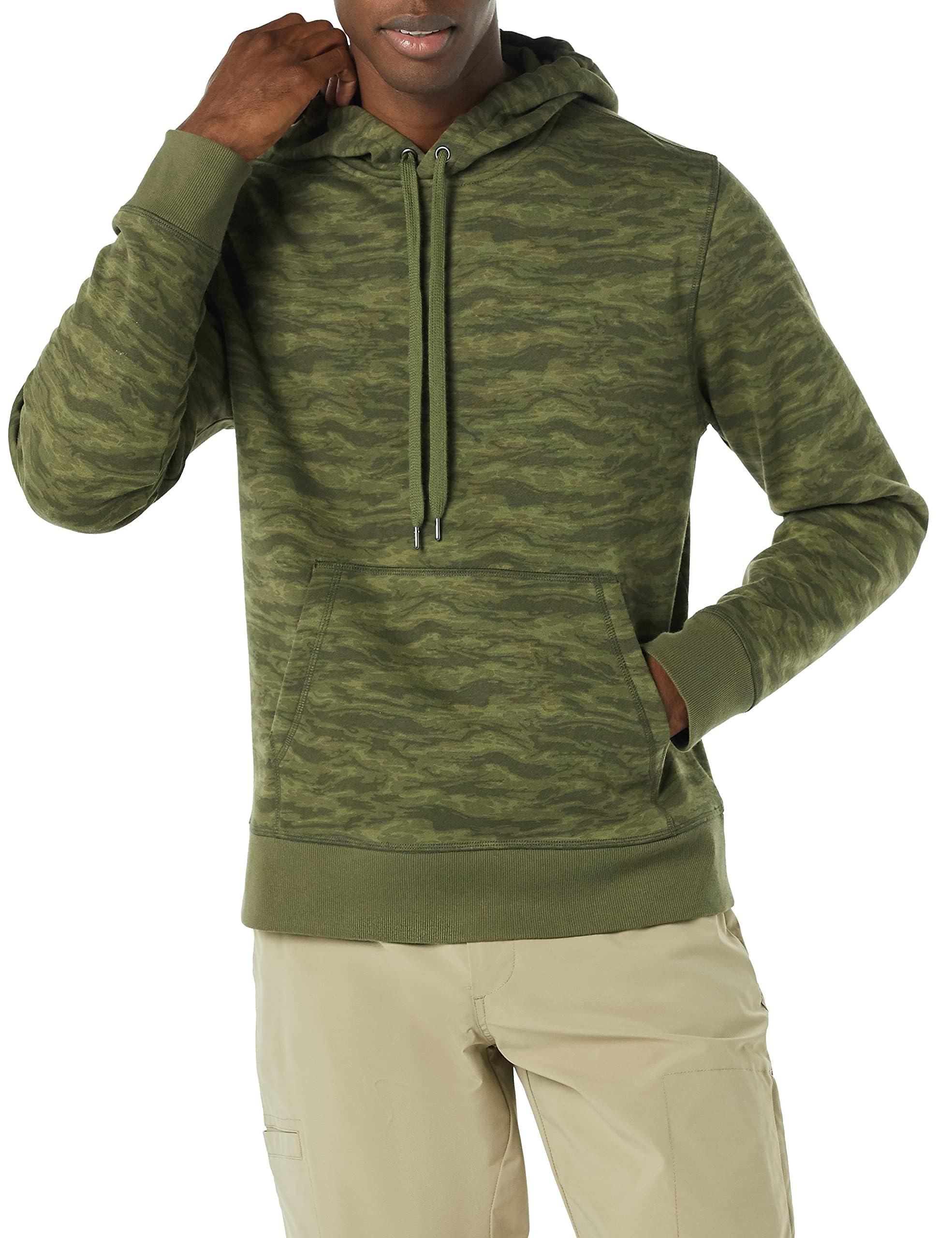 Amazon Essentials mens Fleece Pullover Hooded Sweatshirt