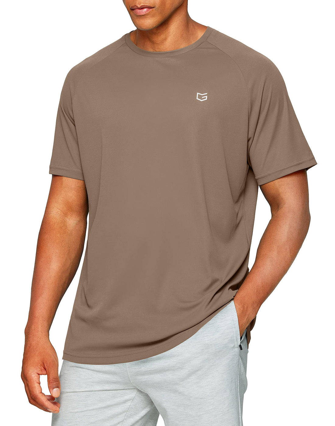 G Gradual Men's Workout Quick Dry T-Shirts Short Sleeve Lightweight Cooling Gym Shirts Tee for Running, Beach, Hiking
