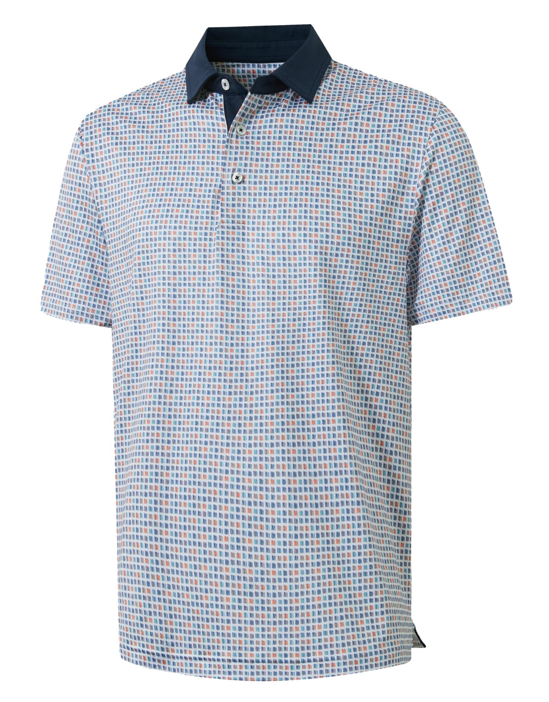 M MAELREG Golf Shirts for Men Short Sleeve Print Patterns Moisture Wicking Performance Lightweight Collared Mens Polo Shirts