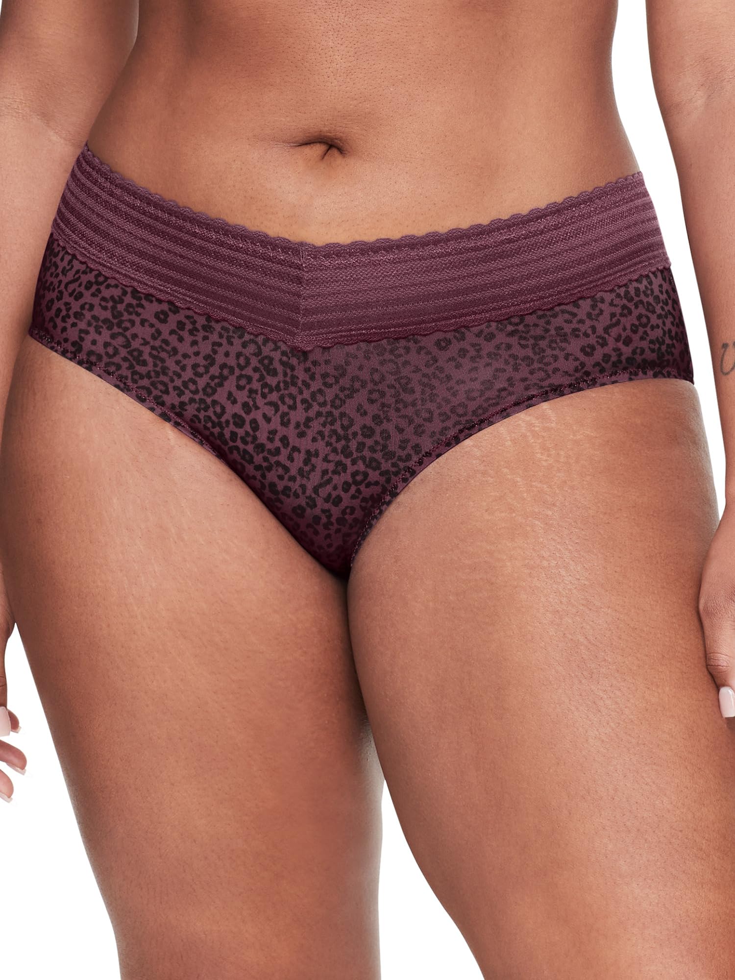 Warner's womens No Pinching No Problems Dig-free Comfort Waist With Lace Microfiber Hipster 5609j