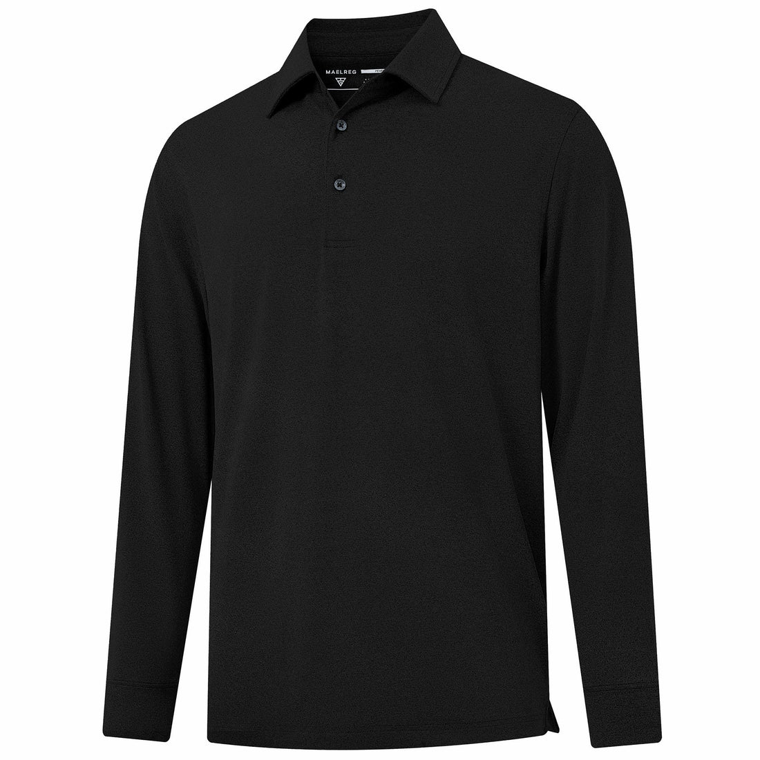 M MAELREG Golf Shirts for Men Dry Fit Performance Lightweight Heather Contrast Collar Mens Polo Shirts Short and Long Sleeve