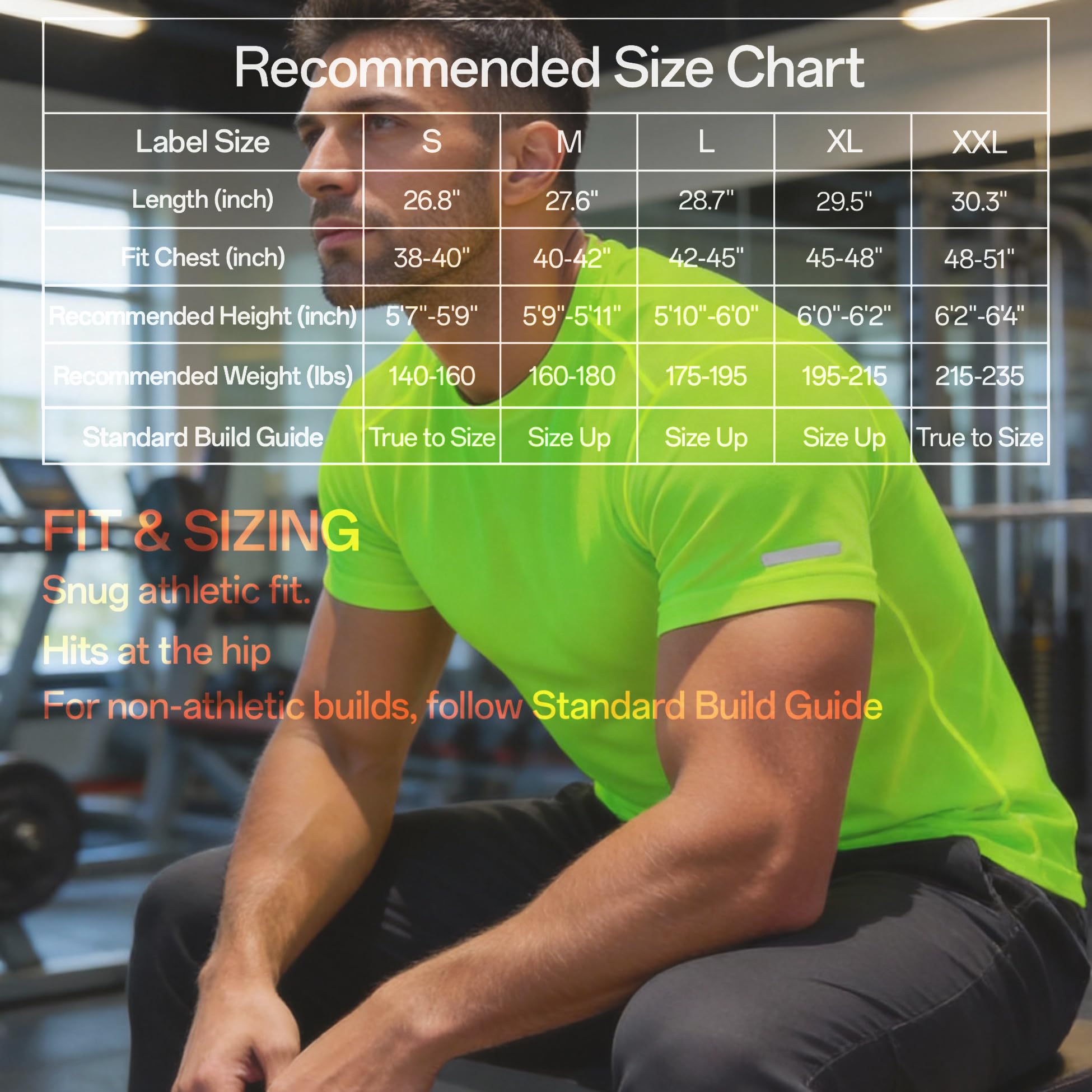 Workout Shirts Men Moisture Wicking Quick Dry Running Short Sleeve | Breathable high elasticity gym activewear tee durable lightweight athletic fit performance tshirt
