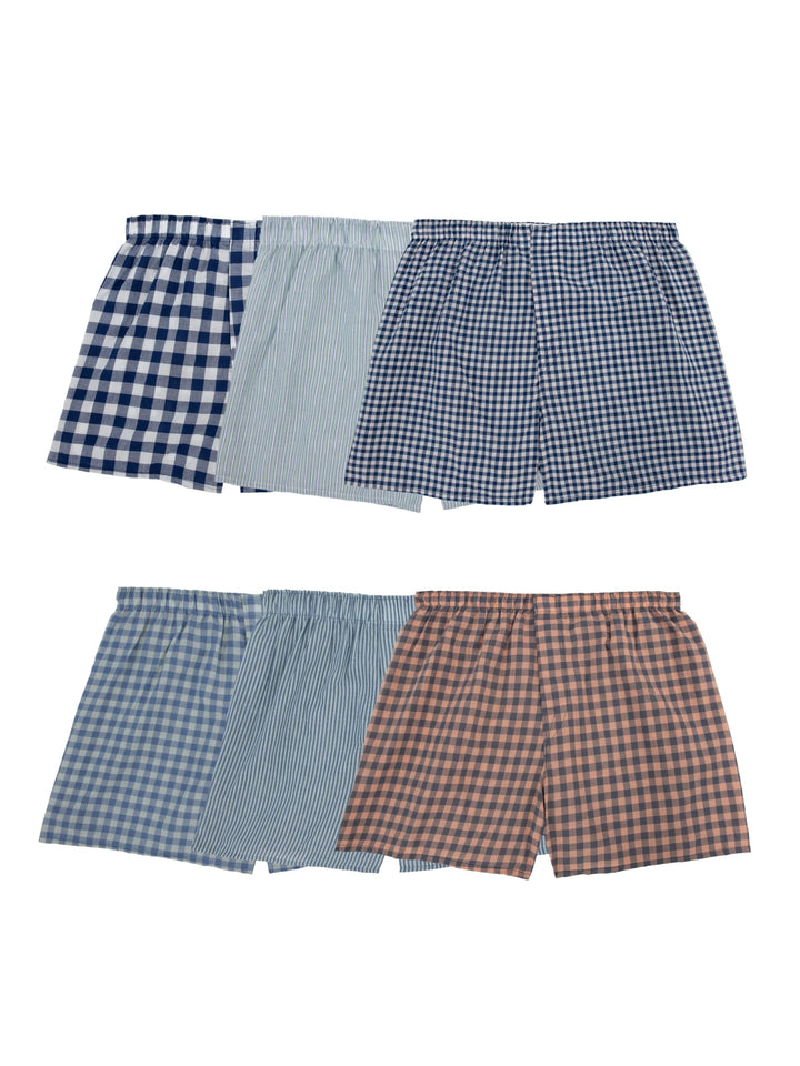 Fruit of the Loom Men's Tag Free Woven Boxer Shorts, Relaxed Fit, Moisture Wicking, Assorted Color Multipacks