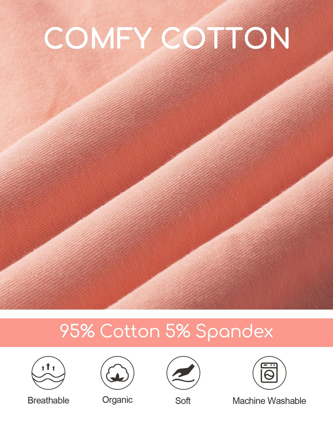 coskefy Womens Underwear Cotton Hipster Panties,Low Rise Breathable,6 Pack