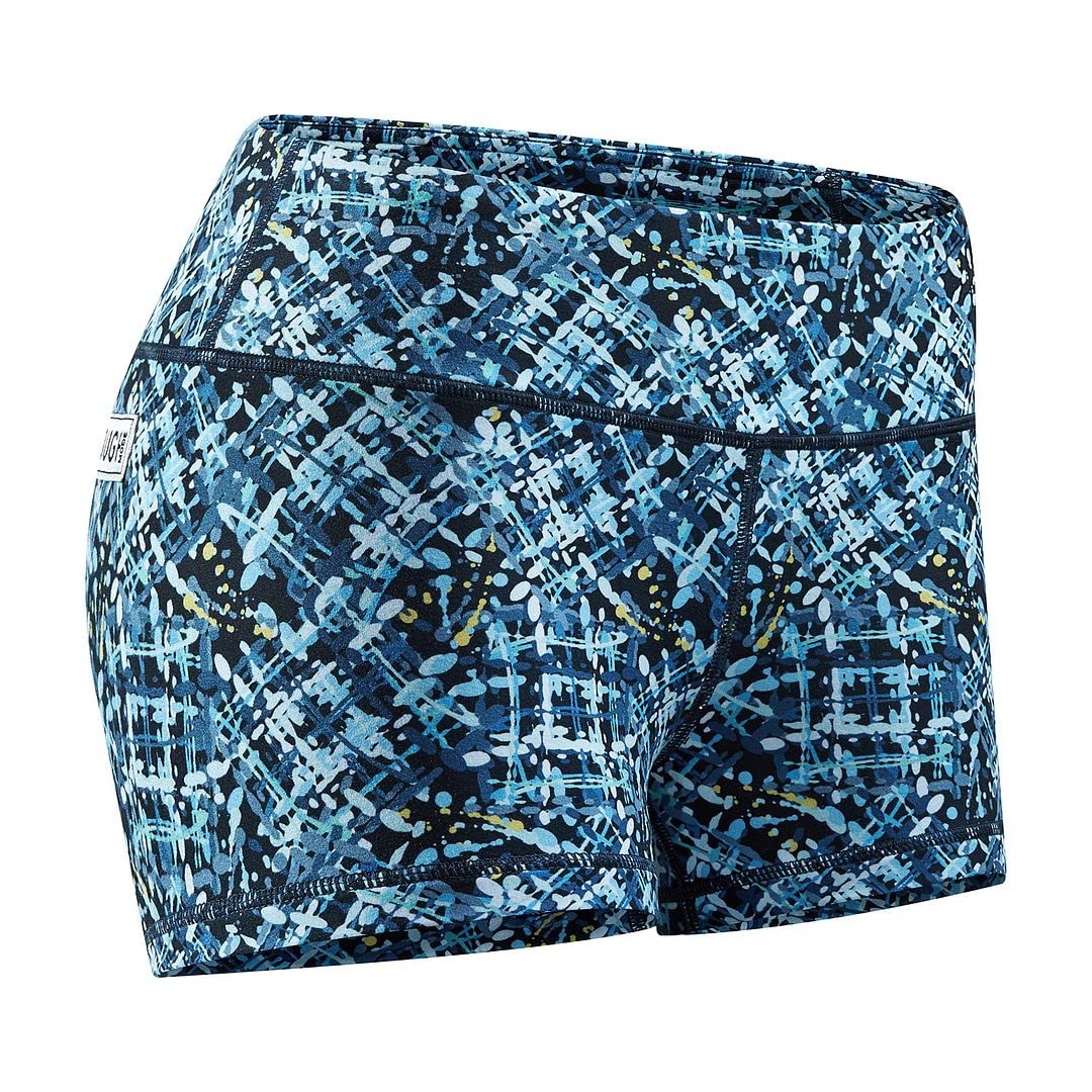 Tough Mode Womens 3" Lightweight Running WOD Volleyball Shorts Workout Mesh Liner Zip Pocket