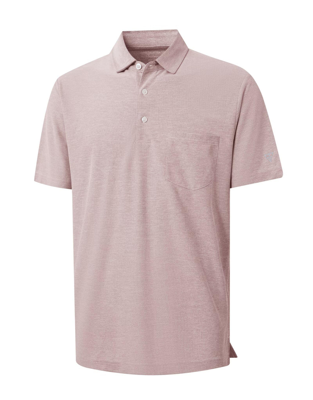 M MAELREG Golf Shirts for Men Heather Pocket Lightweight Moisture Wicking Cllared Stretch Mens Polo Shirts Short Sleeve