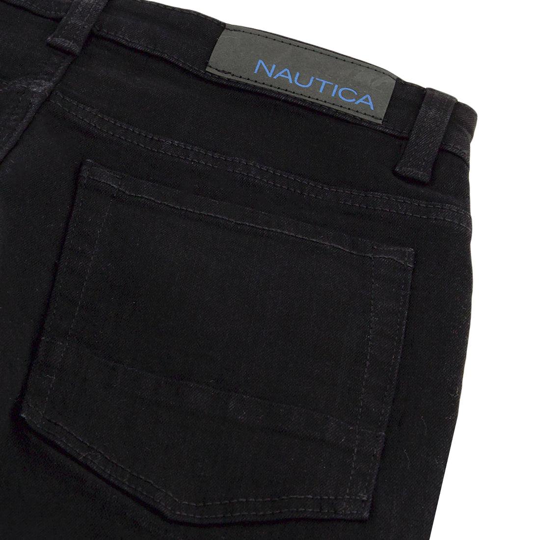 Nautica Boys' Classic Fit Straight Leg Denim Jeans, 5-Pocket Style, Zipper Fly & Button Closure