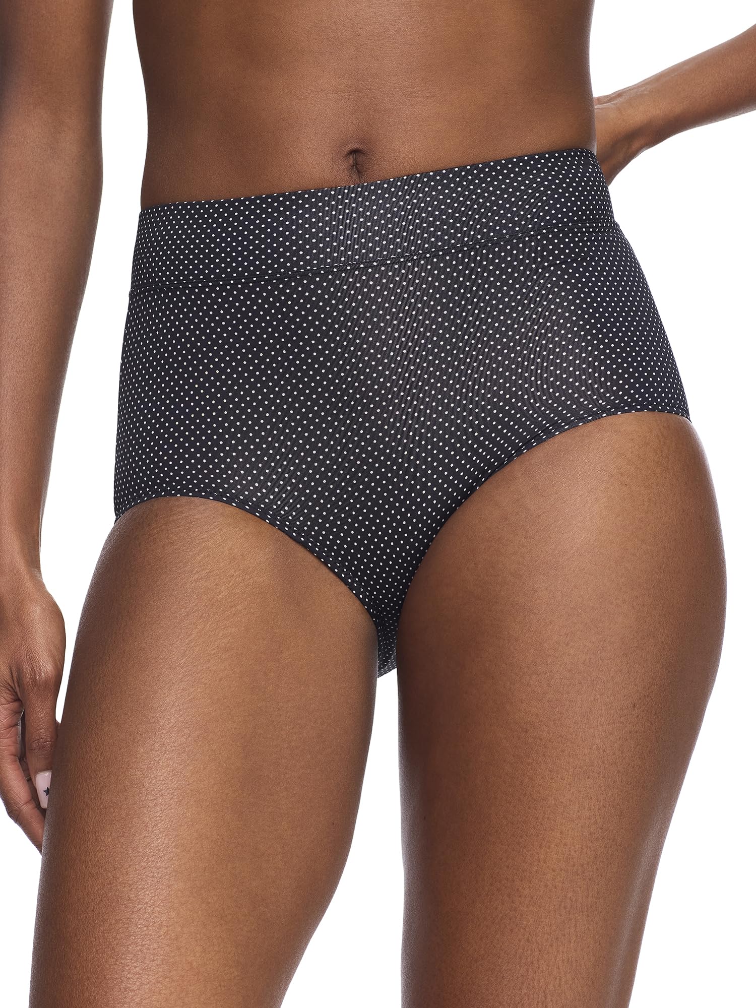 Warner's Women's No Pinching No Problems Hi Cut Brief Panty