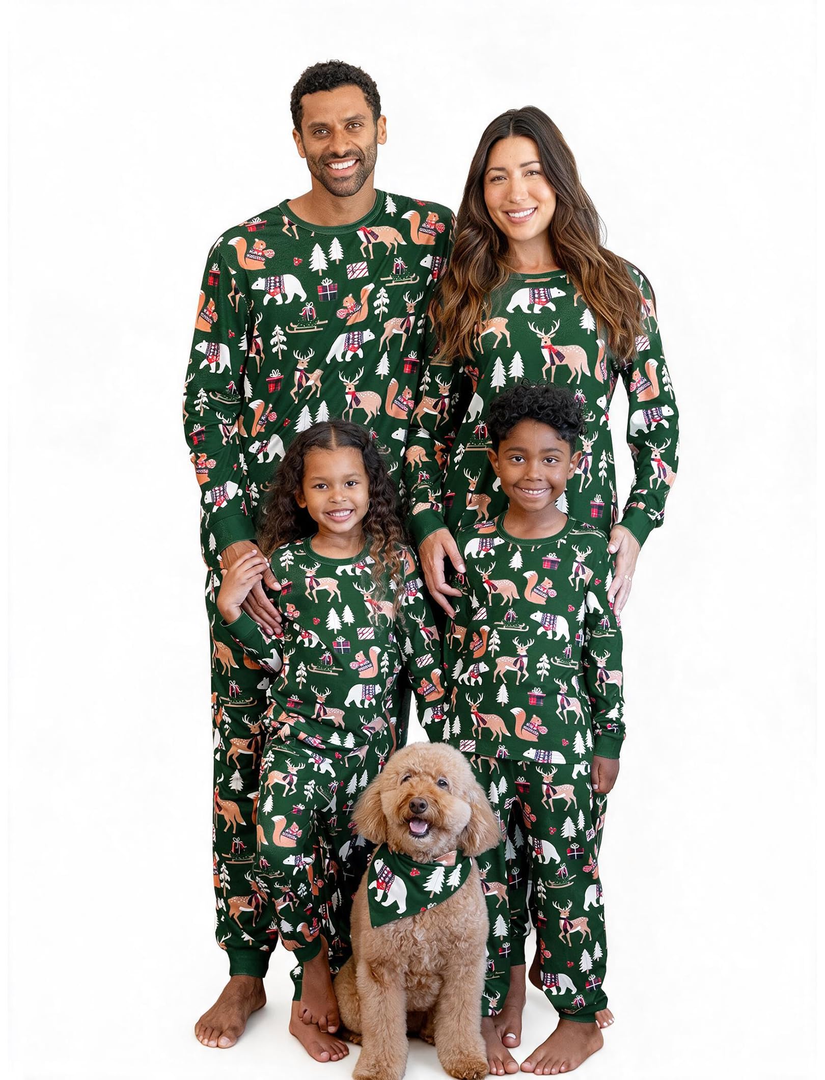 PATPAT Family Christmas Pajamas Matching Sets : Holiday Sleepwear Xmas PJS