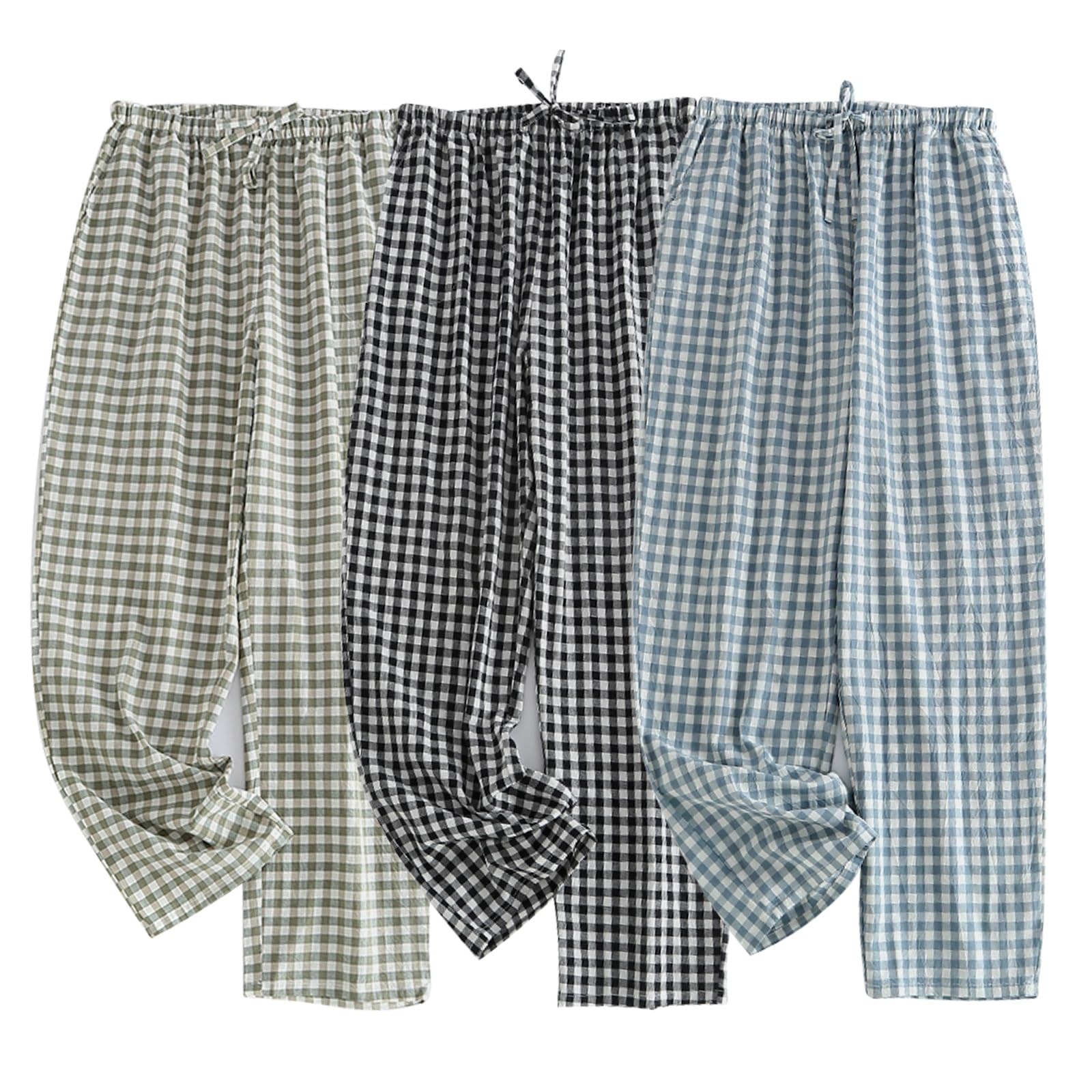 STMAHER Men's Plaid Pajama Pants Cotton Sleep Pants