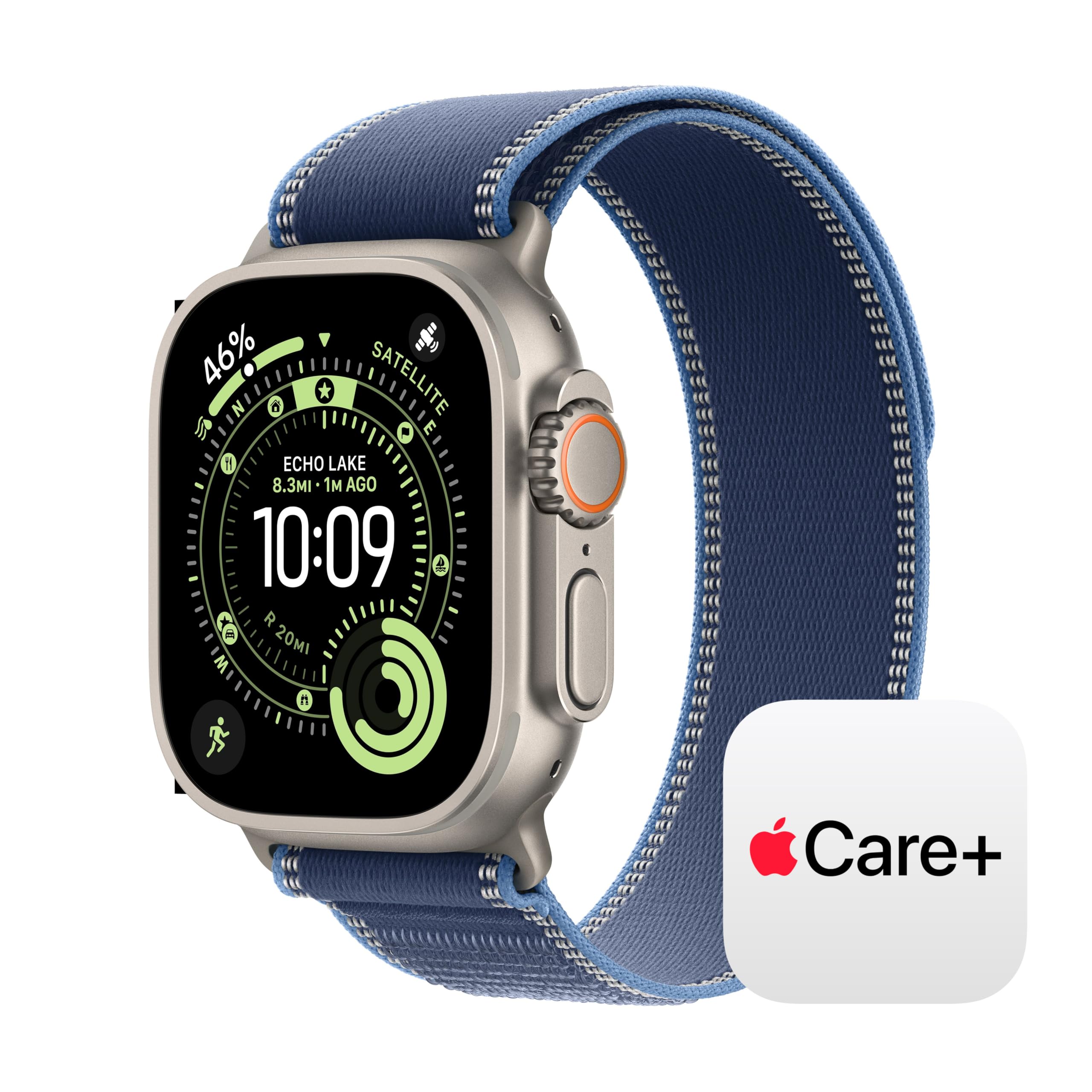Apple Watch Ultra 3 [GPS + Cellular 49mm] Running & Multisport Smartwatch w/Rugged Titanium Case w/Black Ocean Band. Satellite Communications, Advanced Health & Fitness Tracking