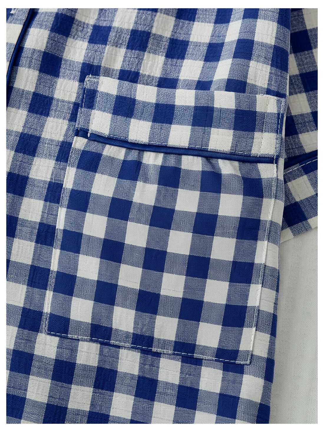 Verdusa Pajamas Sets 2 Piece Gingham Cute Button Down Shirts with Shorts