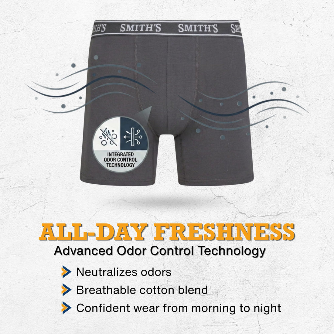 Smiths Mens Underwear 7 Pack Mens Boxer Briefs for Men Soft Cotton Stretch
