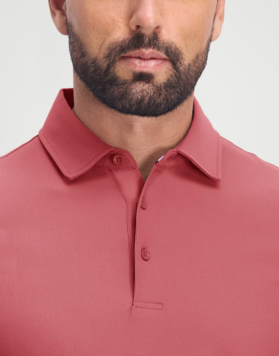 M MAELREG Golf Shirts for Men Dry Fit Waffle Textured Collared Short Sleeve Moisture Wicking Casual Sports Mens Polo Shirts