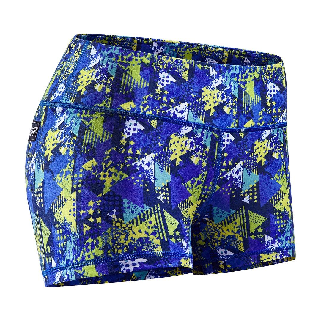 Tough Mode Womens 3" Lightweight Running WOD Volleyball Shorts Workout Mesh Liner Zip Pocket