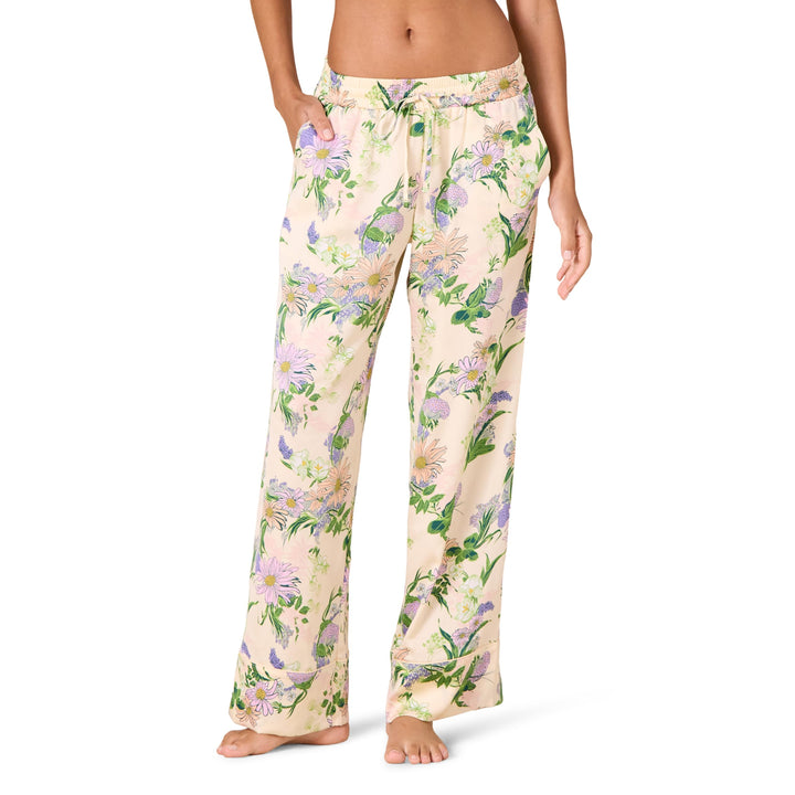 Amazon Essentials Women's Regular-Fit Full-Length Satin Sleep Pajama Pants